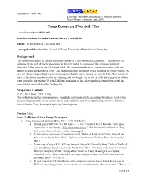 Camp Beauregard Vertical Files
