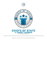 Information As of 1 September 2016 Has Been Used in Preparation of This Directory. PREFACE