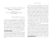 Neo-Logicism? an Ontological Reduction of Mathematics to Metaphysics
