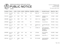 Public Notice &gt;&gt; Licensing and Management System Admin &gt;&gt;