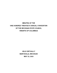 2020 State Convention Transcript