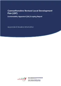 Carmarthenshire Revised Local Development Plan (LDP) Sustainability Appraisal (SA) Scoping Report