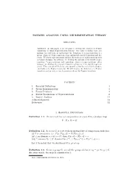 Fourier Analysis Using Representation Theory