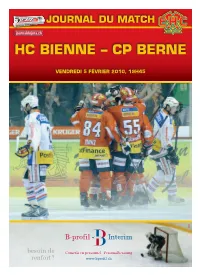HC BIENNE – CP Berne