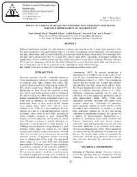 Impact of Various Sterlization Methods Using Different Substrates for Yield Improvement of Pleurotus Spp