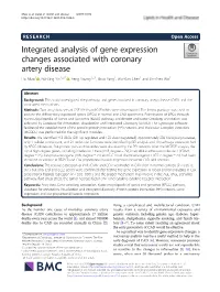 Integrated Analysis of Gene Expression Changes Associated