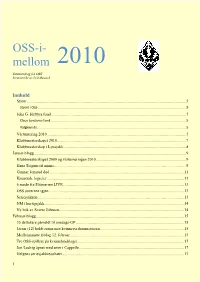 OSS-I-Mellom – 2010