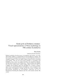 Visual Representations of Norse Mythology in 19Th Century Scandinavia