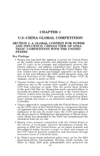 A Global Contest for Power and Influence