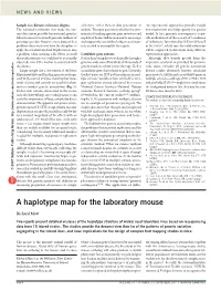 A Haplotype Map for the Laboratory Mouse