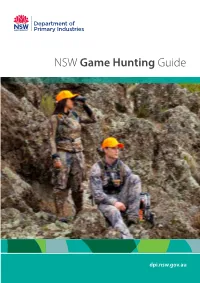 NSW Game Hunting Guide