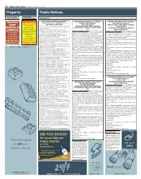 Public Notices Property