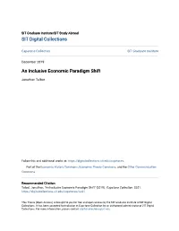 An Inclusive Economic Paradigm Shift