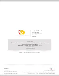 Redalyc.Testing the Effectiveness of an Entertainment-Education Health
