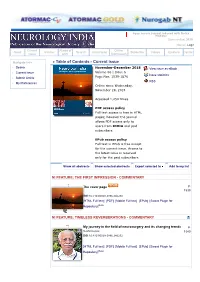 Table of Contents - Current Issue