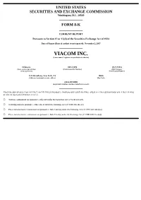 VIACOM INC. (Exact Name of Registrant As Specified in Its Charter)
