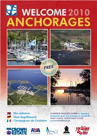 Welcome Anchorages 2010.Pdf