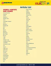 Article List