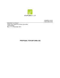Proposal for Seychelles
