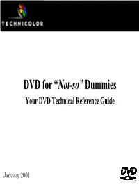 DVD for “Not-So” Dummies