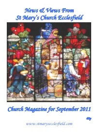 Front Cover- the Lower Left 3 Panels of the Parables of Nature (Gatty) Window 2