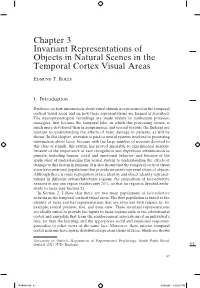 Invariant Representations of Objects in Natural Scenes in the Temporal Cortex Visual Areas