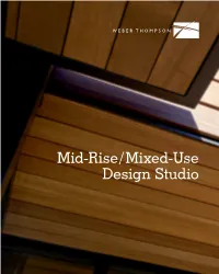 Mid-Rise/Mixed-Use Design Studio