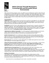Sending a Press Release Press Releases Are Factual, Informational Announcements About Events, Awards, Programs, Studies, Accomplishments, Etc