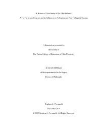 A Historical Case Study of the Ohio Fellows: a Co-Curricular Program and Its Influence on Success Level of Review: EXEMPT