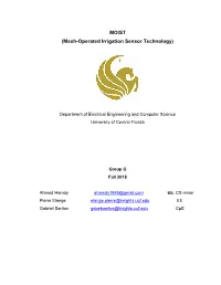 MOIST (Mesh-Operated Irrigation Sensor Technology)