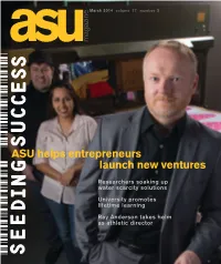 ASU Helps Entrepreneurs Launch New Ventures