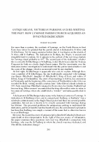 How Lyminge Parish Church Acquired an Invented Dedication