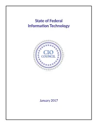 State of Federal Information Technology