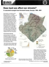 Stream Quality Is a Barometer of Urban Land-Use Pressures on a Watershed