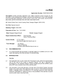 20/00133/OUTEIS Description Outline Planning Application