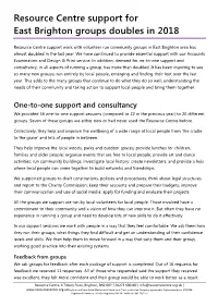 2018 Resource Centre Report