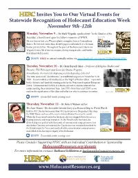 HERC 1082 Educators Week Program 9-20