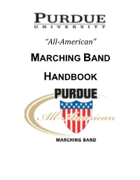 Marching Band Handbook ______