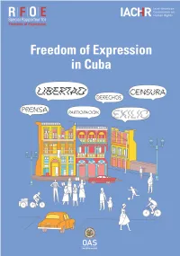 Special Report on the Situation of Freedom of Expression in Cuba