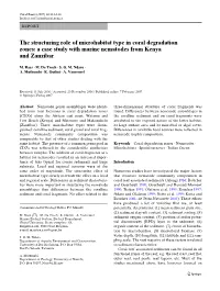 The Structuring Role of Microhabitat Type in Coral Degradation Zones: a Case Study with Marine Nematodes from Kenya and Zanzibar