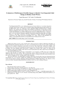 Evaluation of Multitemporal Satellite Images to Identify Total Suspended Solid Change in Madura Strait Waters