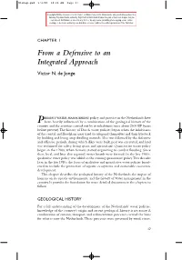 From a Defensive to an Integrated Approach Victor N