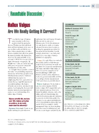 Hallux Valgus CONTRIBUTORS Matthew D