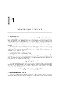 Numbering Systems