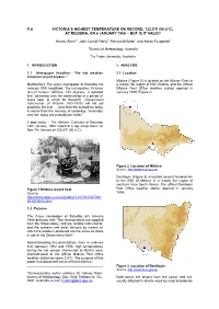 P.4 Victoria's Highest Temperature on Record