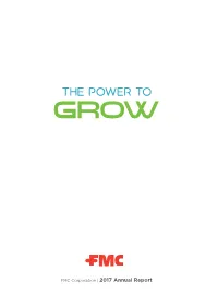 THE POWER to the POWER | FMC Corporation