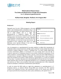 The Safety and Effectiveness of Single Dose Primaquine As a P