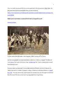 This Is an Author-Produced PDF of an Article Published in the Conversation, May 2016