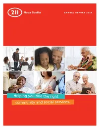 Helping You Find the Right Community and Social Services. Joint Message from The