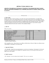 Hoboken Free Public Library Board of Trustees